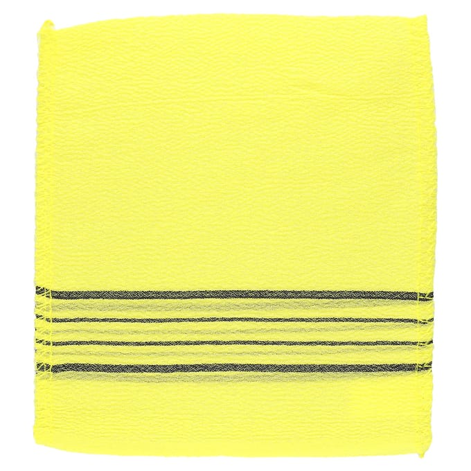 Serviette de toilette exfoliante Goldsangsa, jaune, 4 paquets yellow