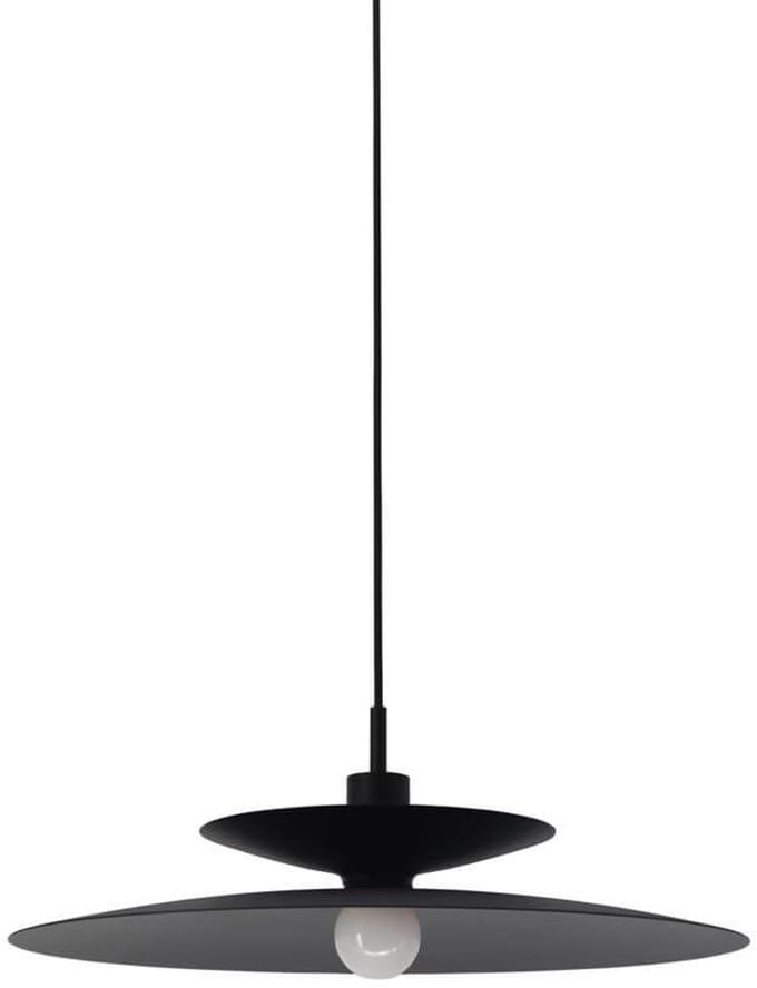 Artdelight - Hanglamp Linares 1 lichts Ø 50 cm zwart