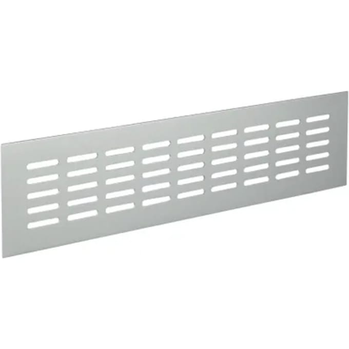 Renson Inbouwventilatiestrip 400x80mm Zilver