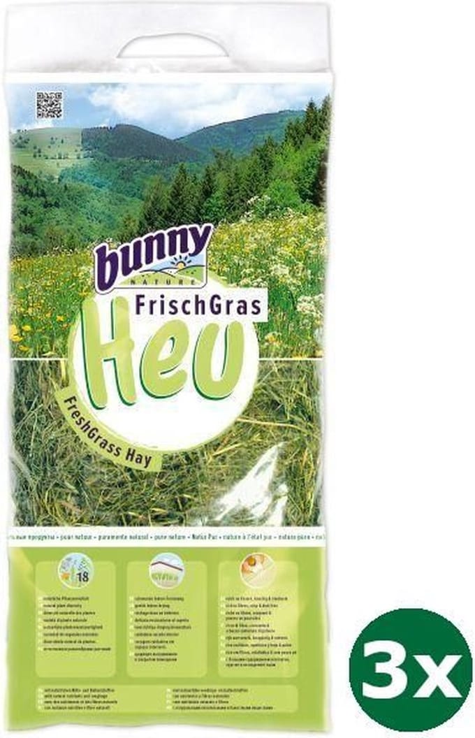 3x3 kg Bunny nature vers gras hooi