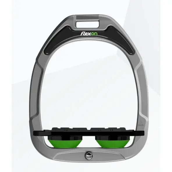 Plat Grip Aluminium/Zwart/Groen Flex-On Green Composite