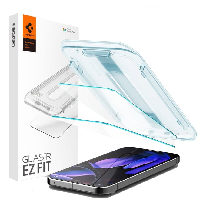 Spigen Screen Protector Geschikt voor Google Pixel 9 Pro XL - EZ Fit GLAS.tR - 9H Tempered Glass - Case Friendly - Gemakkelijke Installatie - 2-Pack
