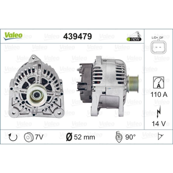 Spanningsregelaar VALEO 439479