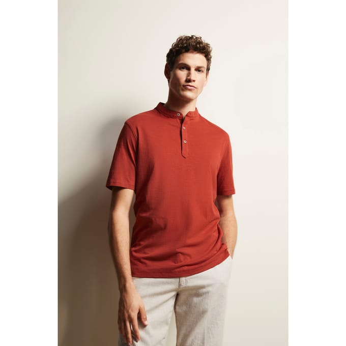 Bugatti Herren Poloshirt met opstaande kraag