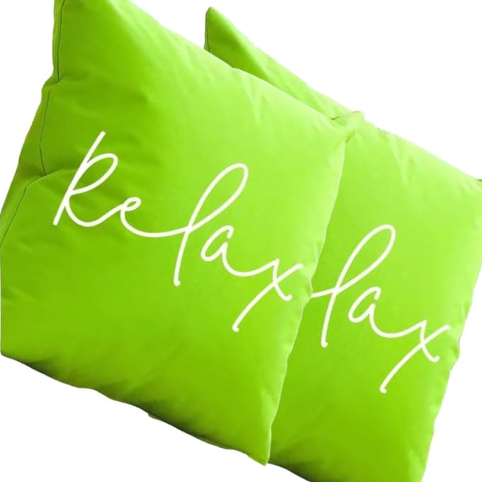 buitenkussen hoes 2stuks 45x45 relax licht groen