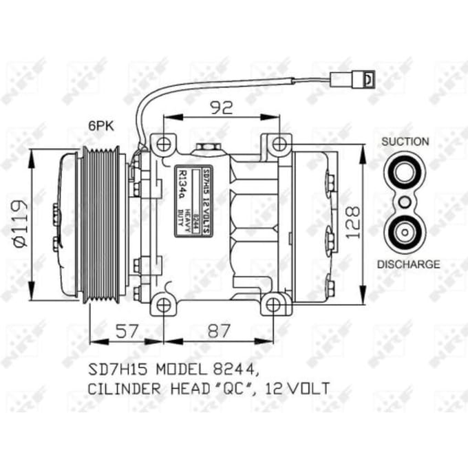 Compressor, airconditioner NRF 32771