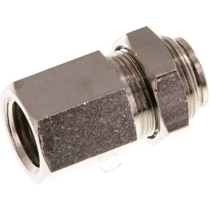 8mm x G1/4'' Messing Insteekfitting Binnendraad Schotdoorvoer NBR