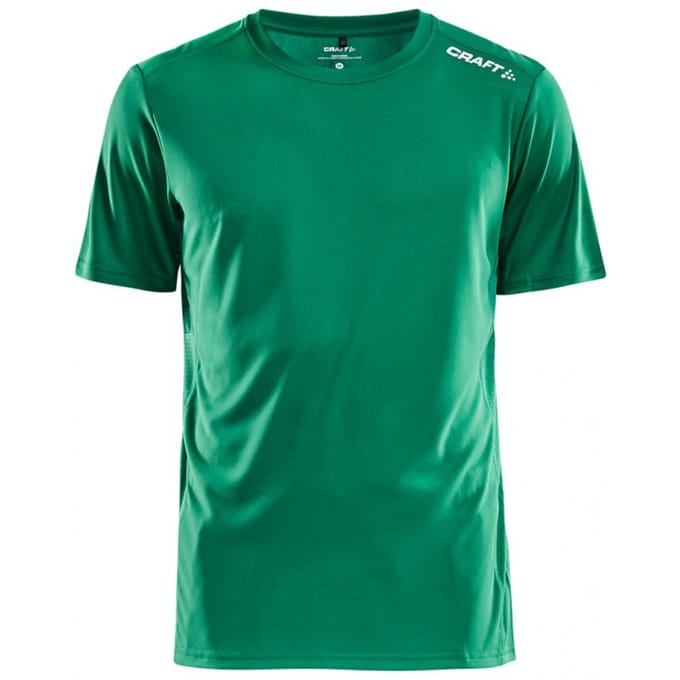 Craft Rush Running T-Shirt Kinderen - Groen | Maat: 122/128