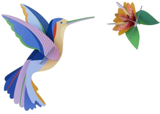 Studio Roof wanddecoratie vogel Hummingbird