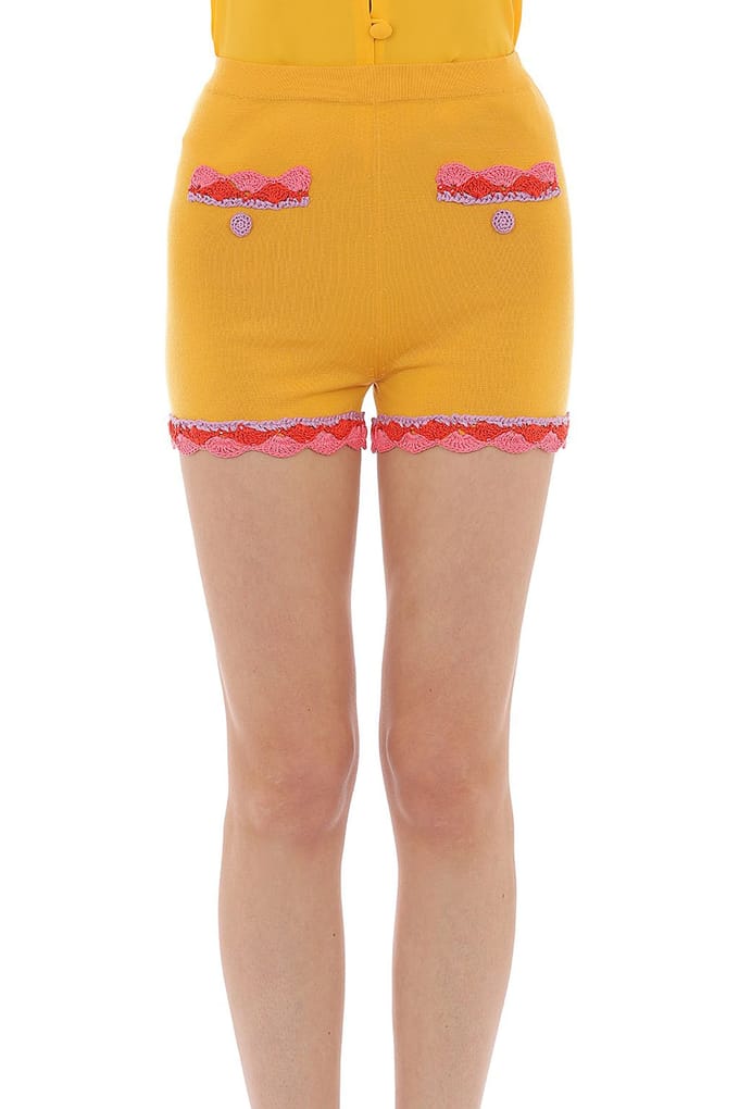 Moschino Pants Yellow Taglia: 40 | Pantaloncini Outlet | Donna | Giallo