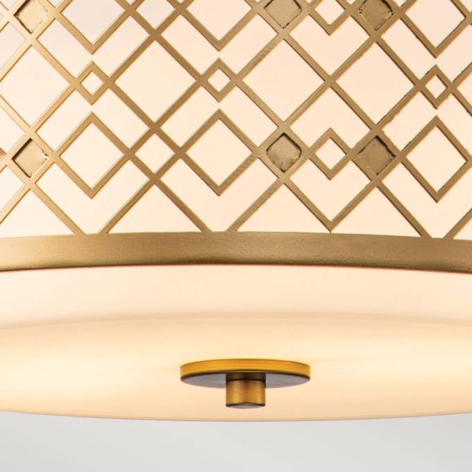 Elstead Lighting LED Hanglamp Ziggy | 2X E27 Max 60W | Dimbaar | Lacquered Gold