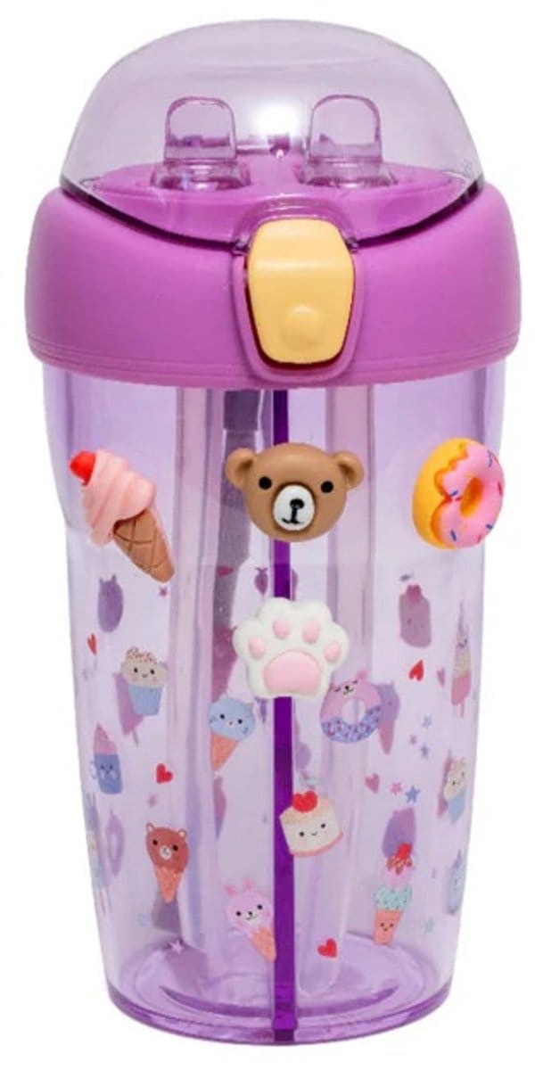 Petit Monkey Drinkfles Sparkling Sweets - Lila