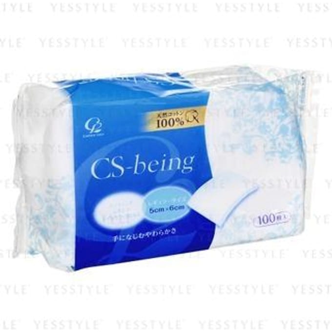 Cotton labo - CS-Being 100% Cotton Puff 100 pcs