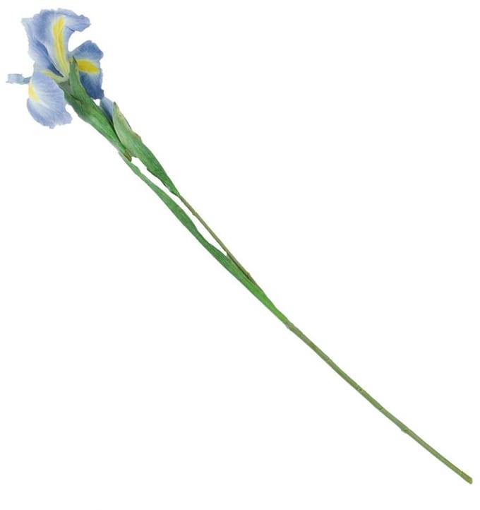 HomeBound by KY | Kunstbloem real touch iris blauw | kunstbloem