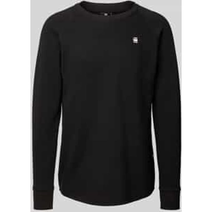 Shirt met lange mouwen met labeldetail, model 'Jirgi'