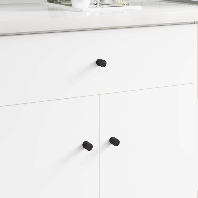 vidaXL - Kastknoppen - 968 - st - Zwart - IJzer