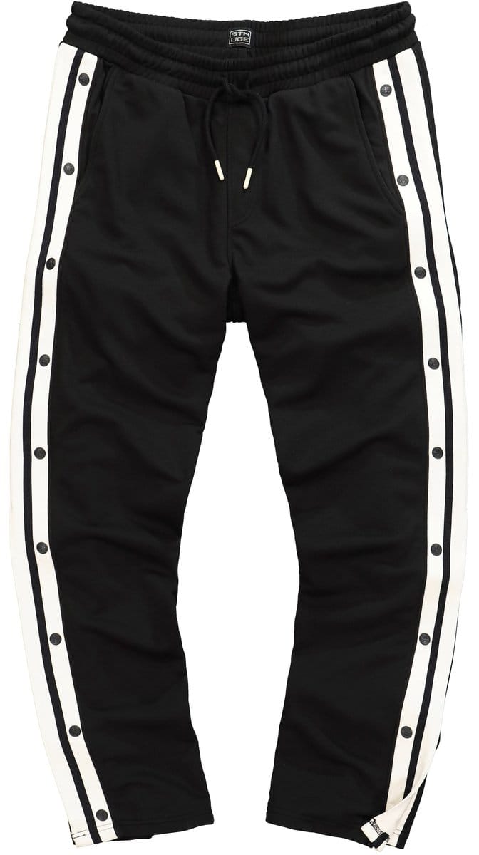 STHUGE - Heren - Sweatpants elastische tailleband Relaxed Fit - Zwart - Maat L