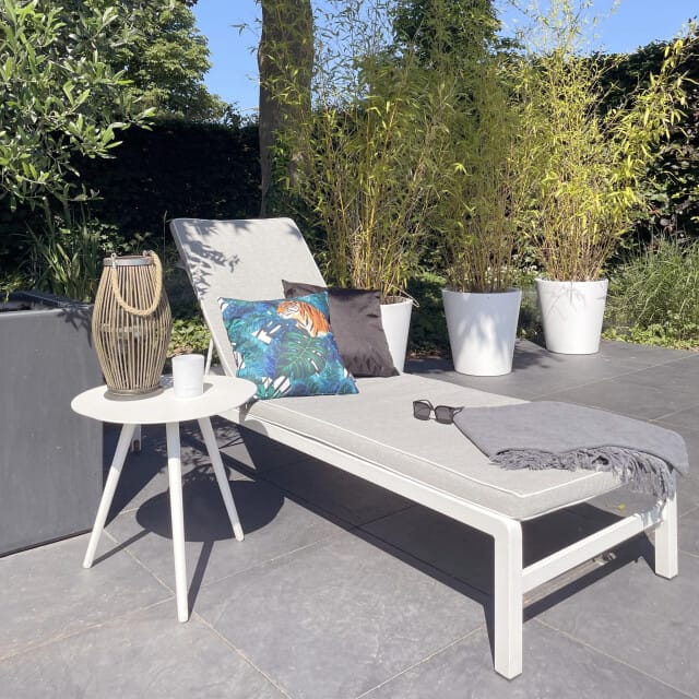 Gek op kussens! Sierkussen green leopard outdoor | 45 x 45 cm | katoen/polyester