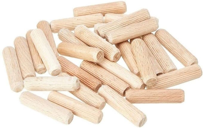 Wolfcraft Houten Deuvel Gegroefd 40x10mm – 30 Stuks