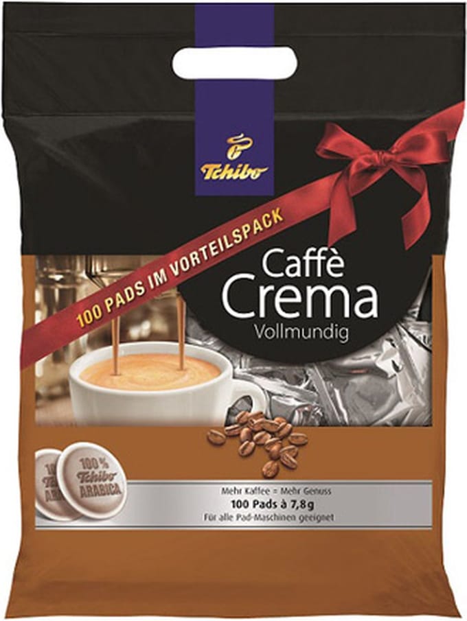 Tchibo - CaffÃ¨ Crema Vollmundig - 100 pads