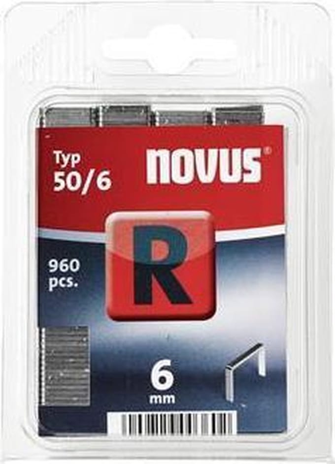 Novus Niet met platte draad R 50/6 mm - 960 stuks