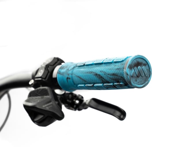 ALL MOUNTAIN STYLE AMS Fietshandvatten Rise Grips Blauw Camo blue