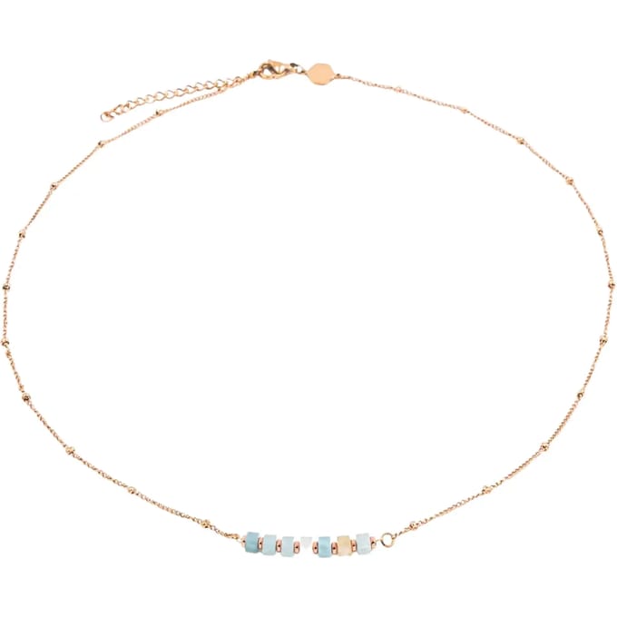 Amazoniet stenen ketting voor vrouwen Sloya Piana