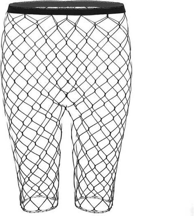 Transparante erotische heren boxer - Sexy ondergoed - Visnet - Onesize