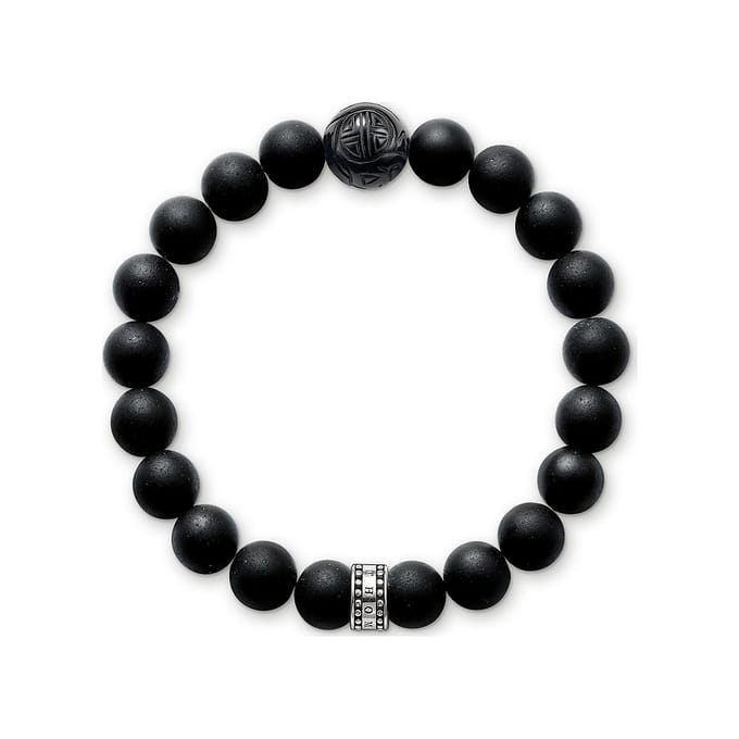 Thomas Sabo Armband 925 sterling zilver Obsidiavan One Size 85611984