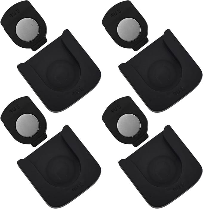 Solidchoice - Magnetische Afstandsbediening Houder voor Wandmontage, Set van 4
