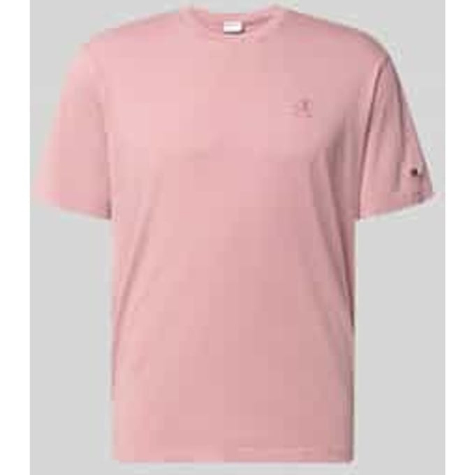 T-shirt met Labelstitching en Ronde hals
