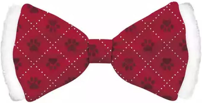 Kerststrikje Kat - Dierenkleding - Rood/Wit