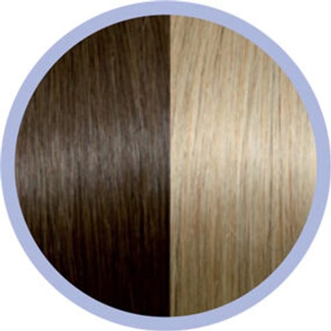 Seiseta Keratin Fusion 18/24 Bruin/ Intens Asblond 55-60cm