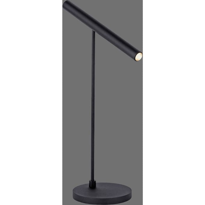 LED tafellamp PURE Tutua, sensordimmer, zwart
