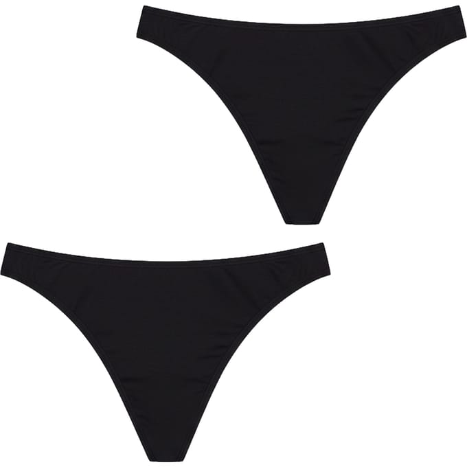 Verpakking van 2 Dames Micromodal Thongs Q105