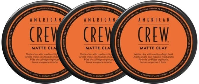 American Crew - Matte Clay 3-pack - 3x85g