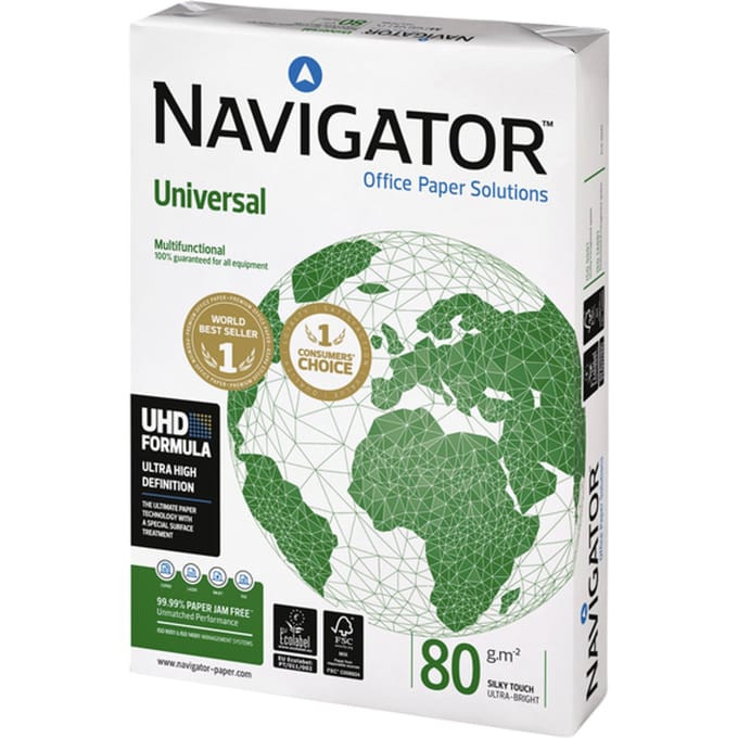 Kopieerpapier Navigator Universal A3 80gr wit 500 vel