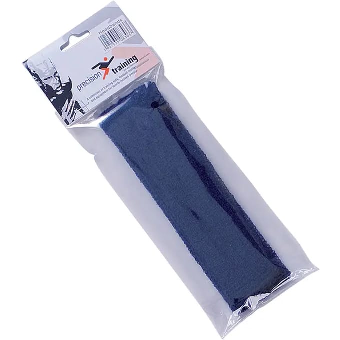 Precision Training Hoofdband Katoen Navy One-size
