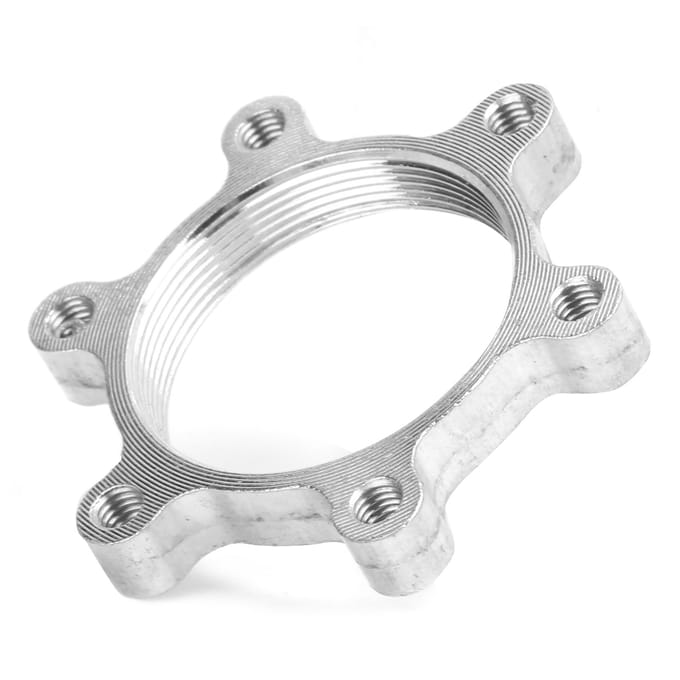 Schijfremflens Schijf 6?gat Draad Zadel Schijfrem Draad Conversie Zadel Adapter Basis48mm Basis white