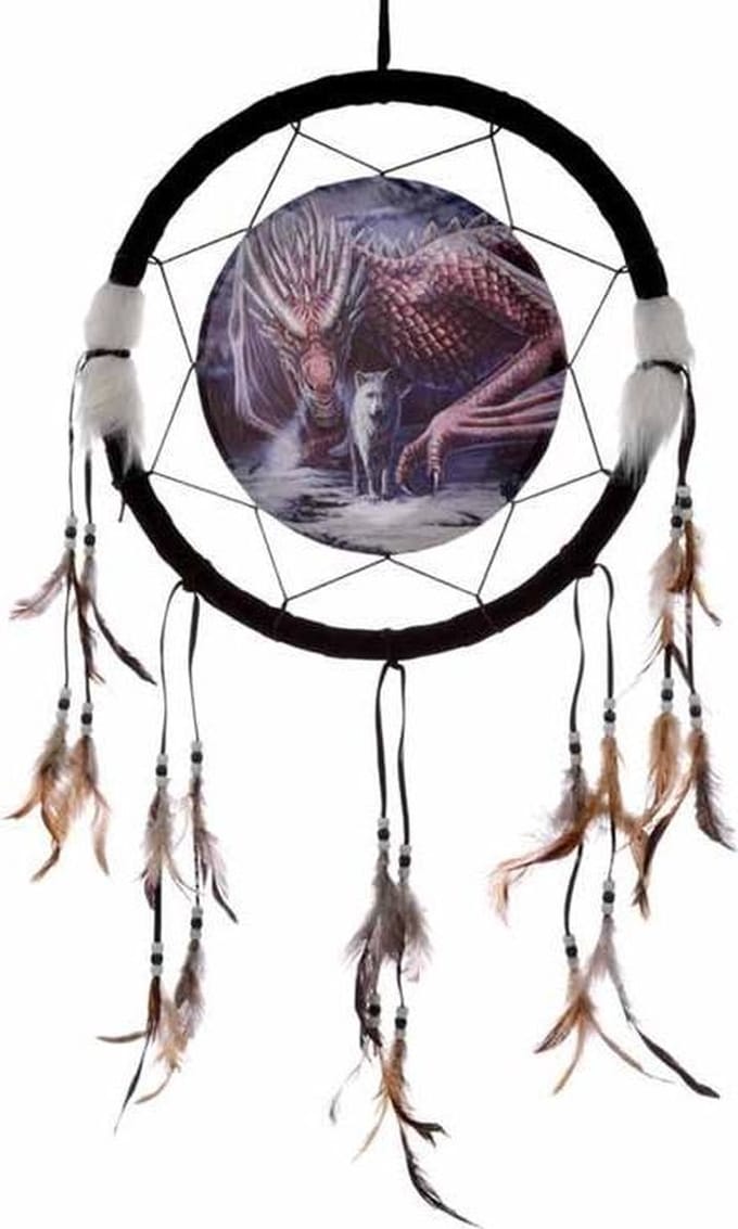 Dromenvanger Lisa Parker 33cm - Draak en Wolf