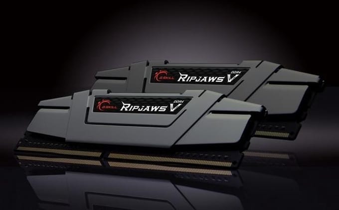 G.Skill Ripjaws V DDR4-3200 - 16GB - CL16 - Dual Channel (2 pcs) - Intel XMP - Grijs