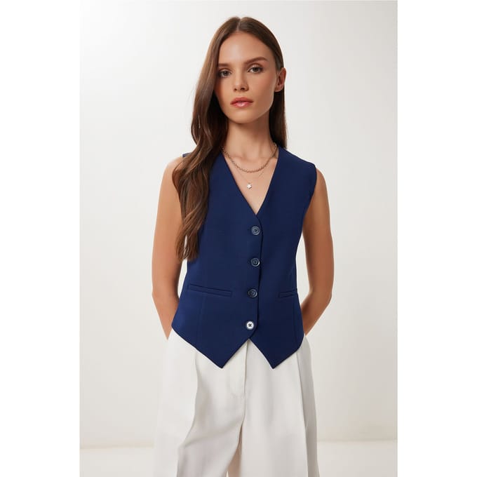 Crop Knop Vest