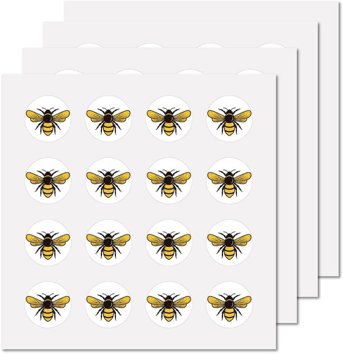 Allecto - Bijenplannerstickers - Cartoon-vinylstickers - Waterdicht