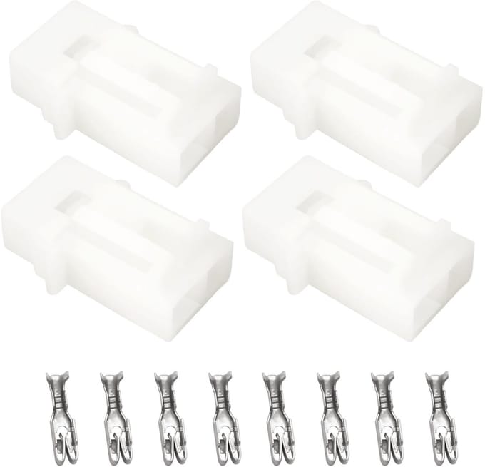 Dailygoods - Set van 4 Auto Inline Mini Blade Zekeringhouders met Terminals