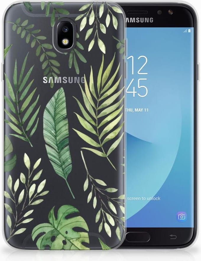 TPU Hoesje voor Samsung Galaxy J7 2017 | J7 Pro TPU Case Leaves