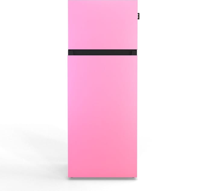 NUNKI MEDIUM-FBUB / Bubblegum Pink Design Koel-vriescombinatie - 206L - E-label - Front in kleur