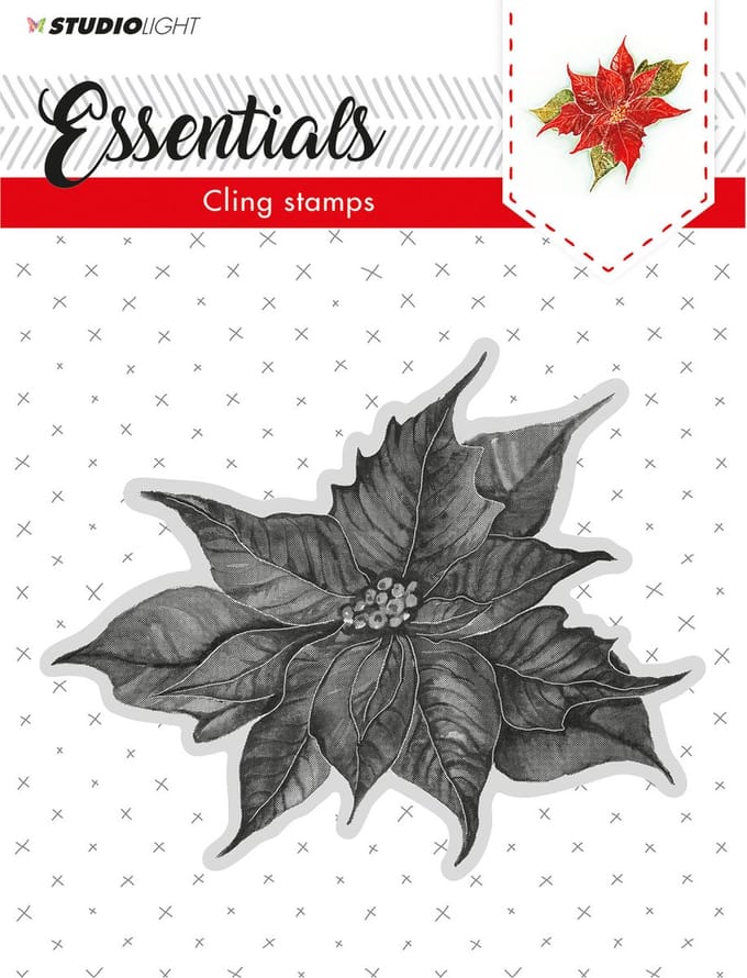 Stempel, Kerstster, H: 5 mm, afm 14x11 cm, 1 vel