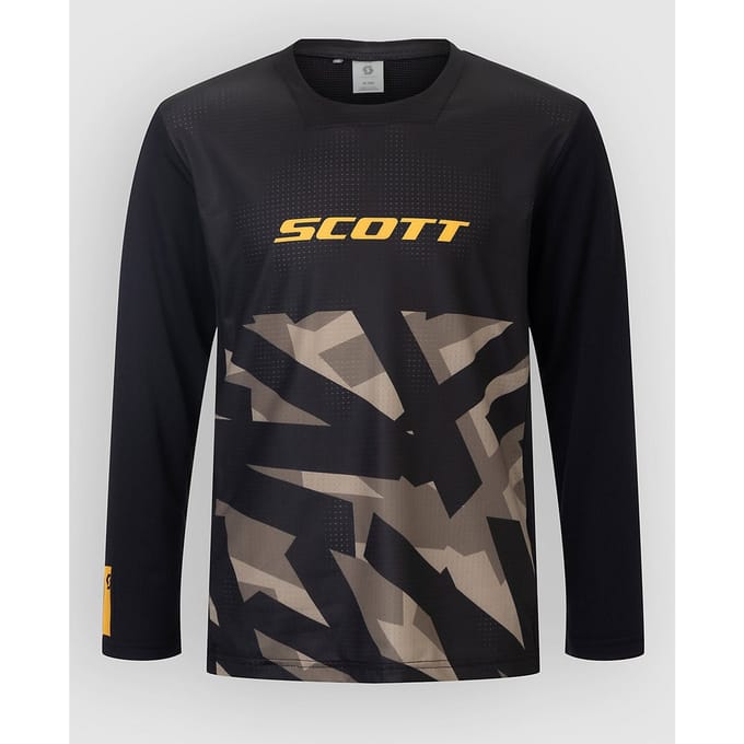Scott Vertic Delta Kids Long Sleeve Tech Tee zwart