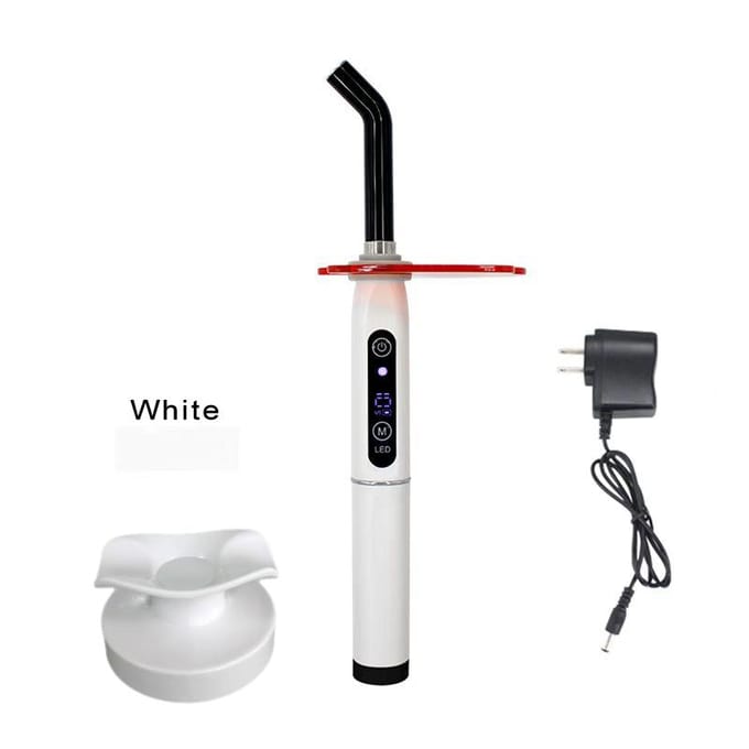 Rainbow LED-uithardingslicht draadloze Cure Dental Light Cure-machine EU plug wit