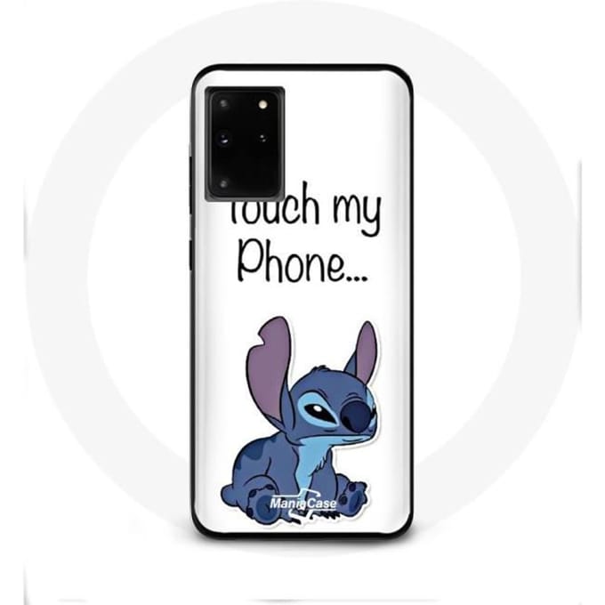 Coque pour Samsung Galaxy S11 Plus Lilo et Stitch mignon Fond blanc